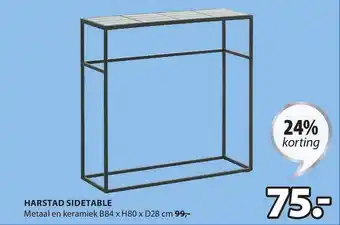 Jysk Harstad Sidetable 24% Korting aanbieding