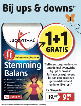 Lucovitaal Bij ups & downS 1* aanbieding