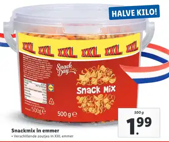 Lidl Snackmix in emmer aanbieding