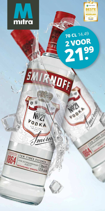 Mitra SMIRNOFF aanbieding