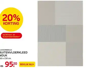 Praxis BUITENVLOERKLEED NOUK 160 x 230 cm. aanbieding