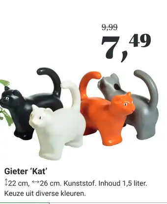 TuinWereld Gieter 'Kat' aanbieding