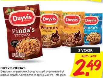 Dekamarkt Duyvis pinda's aanbieding