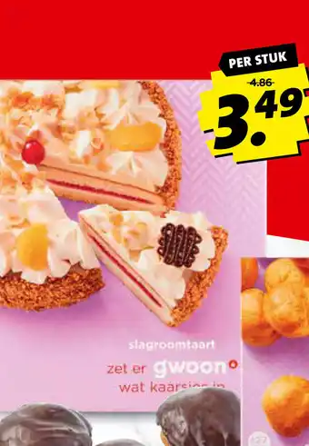 Boni Slagroomtaart aanbieding