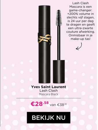 ICI Paris XL Yves Saint Laurent Lash Clash Mascara Black aanbieding