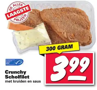 Nettorama Crunchy Scholfilet aanbieding