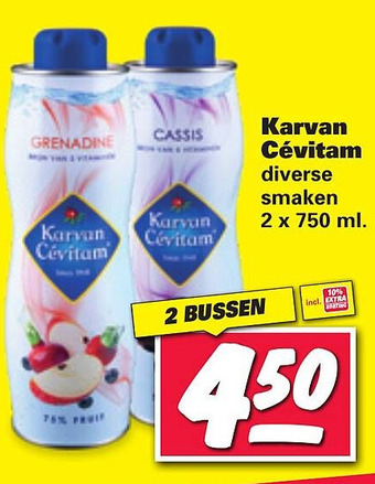 Nettorama Karvan Cévitam aanbieding