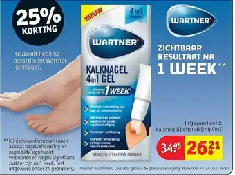 Kruidvat Wartner Kalknagel 25% Korting aanbieding