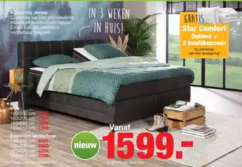 Budget Home Store Boxspring Jersey aanbieding