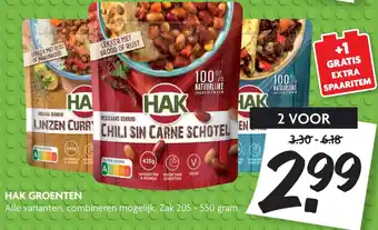 Dekamarkt Hak groenten aanbieding