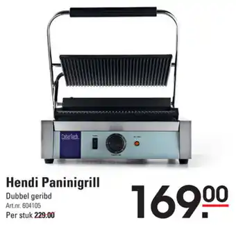 Sligro Hendi Paninigrill aanbieding