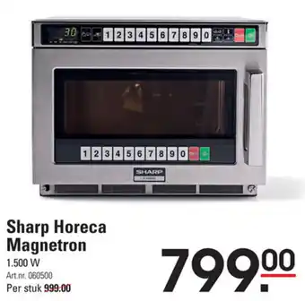 Sligro Sharp Horeca Magnetron aanbieding