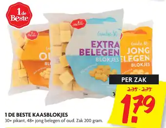 Dekamarkt 1 de beste kaasblokjes aanbieding