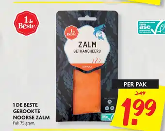 Dekamarkt 1 de beste gerookte noorse zalm aanbieding