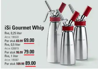 Sligro iSi Gourmet Whip 250ml aanbieding