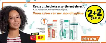 Kruidvat Keuze Uit Het Hele Assortiment Elmex 2+2 Gratis aanbieding