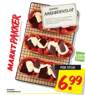 Dekamarkt Bakkers aardbeienslof aanbieding