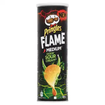 PLUS Pringles Flame kicking sour cream aanbieding