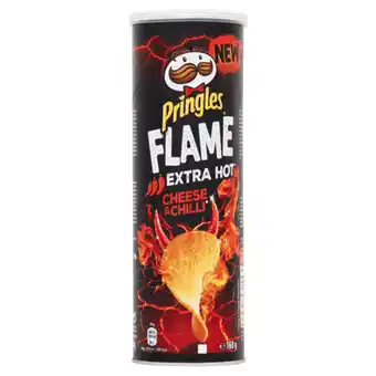 PLUS Pringles Flame spicy cheese chili aanbieding