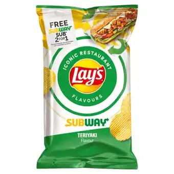 PLUS Lays Iconic restaurant flavours Subway aanbieding