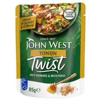 PLUS John West Tonijn Twist Honing &amp; Mosterd aanbieding