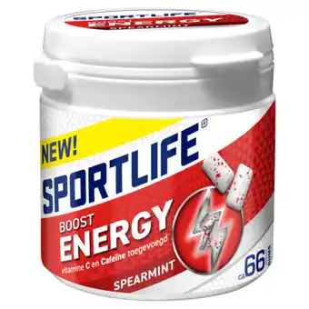 PLUS Sportlife Boost energy spearmint aanbieding