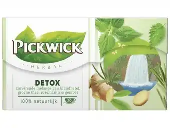 Hoogvliet Pickwick Herbal detox kruidenthee aanbieding