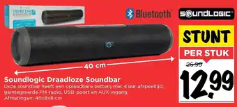 Vomar Voordeelmarkt Soundlogic Draadloze Soundbar aanbieding