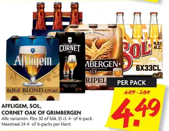 Dekamarkt Affligem, sol, cornet oak of grimbergen aanbieding