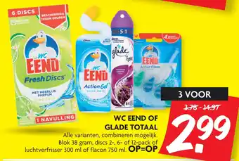 Dekamarkt Wc eend of glade totaal aanbieding