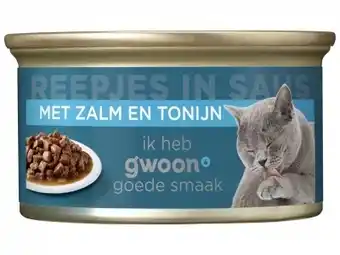 Hoogvliet G'woon Katreepjes zalm tonijn aanbieding