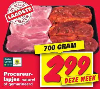 Nettorama Procureurlapjes 700g aanbieding