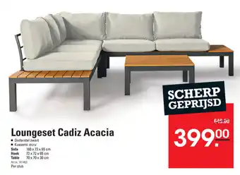 Sligro Loungeset Cadiz Acacia aanbieding