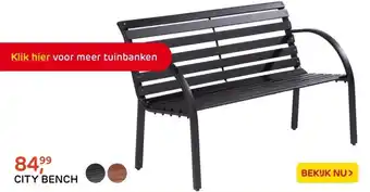 Praxis Tuincentrum City bench aanbieding