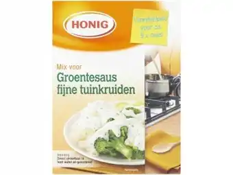 Hoogvliet Honig Groentesaus met fijne tuinkruiden aanbieding