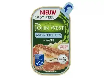 Hoogvliet John West Makreelfilets naturel aanbieding