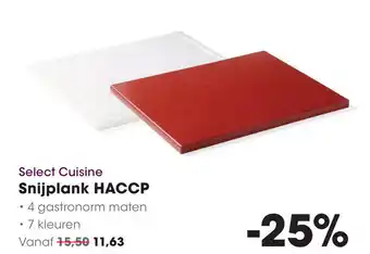 HANOS Snijplank HACCP aanbieding