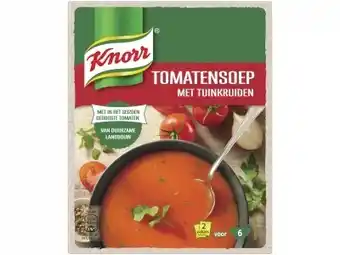 Hoogvliet Knorr Tomatensoep dubbelpak aanbieding