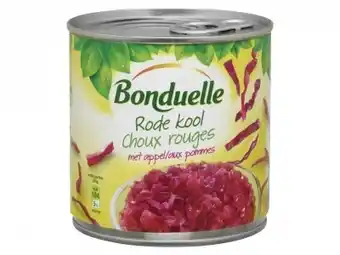 Hoogvliet Bonduelle Rode kool met appel aanbieding