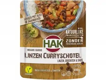 Hoogvliet Hak Linzen curryschotel aanbieding