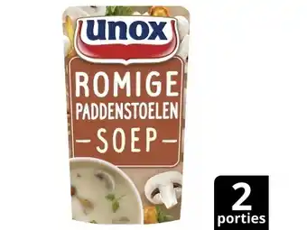 Hoogvliet Unox Soep in zak speciaal romige bospaddenstoelen aanbieding