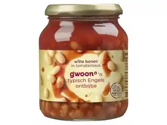 Hoogvliet G'woon Witte bonen in tomatensaus aanbieding