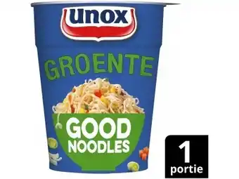 Hoogvliet Unox Good noodles groenten aanbieding