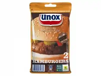 Hoogvliet Unox Hamburgers aanbieding