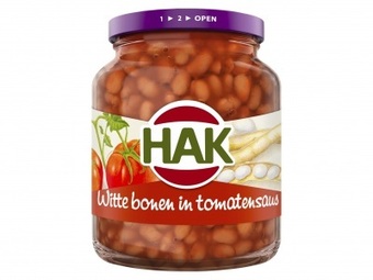 Hoogvliet Hak Witte bonen in tomatensaus aanbieding