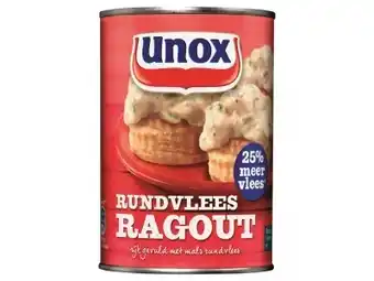 Hoogvliet Unox Ragout rundvlees aanbieding