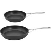 Bol.com Demeyere Alu Pro Dura Glide Koekenpan - Ø 24 & Ø 28cm - Titanium aanbieding