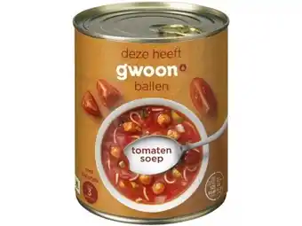 Hoogvliet G'woon Tomatensoep aanbieding