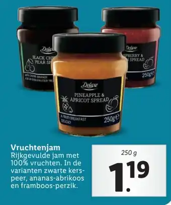 Lidl Vruchtenjam 250g aanbieding