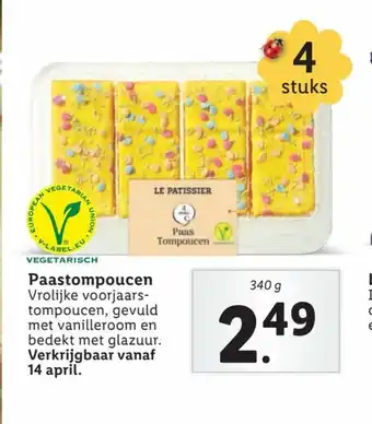 Lidl Paastompoucen 340g aanbieding